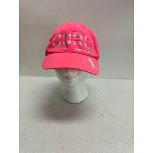 Under Armour Pink CURE Breast Cancer Awareness Ribbon Cap‎ Womens One Size